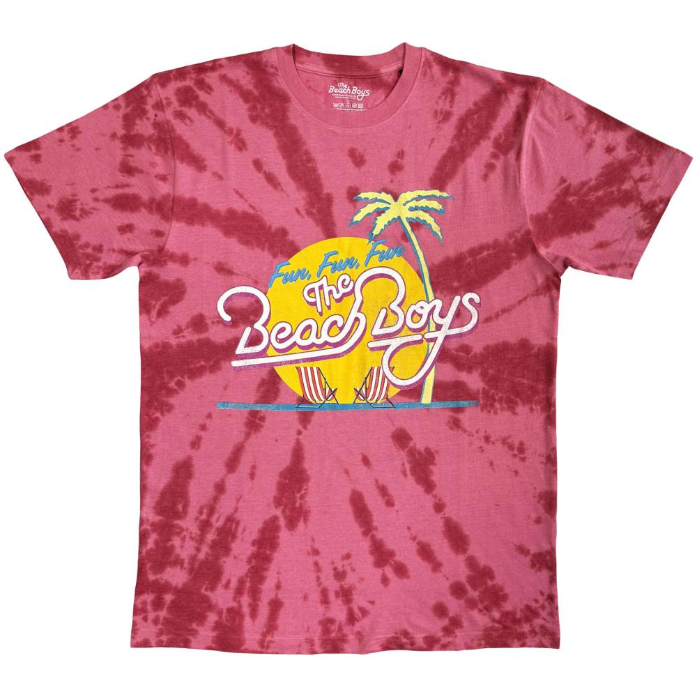 The Beach Boys - Fun, Fun, Fun Mens Tshirt - Red